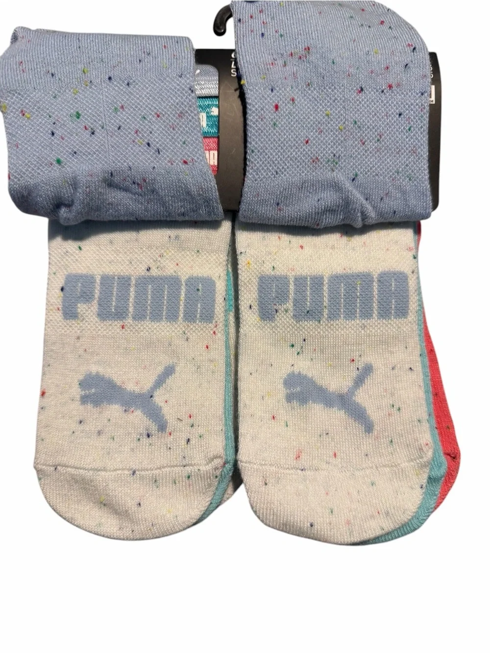 Puma Girl’s Low Crew Socks (3 pack) Puma Low Cut (6 pack) 3 bonus hair ties